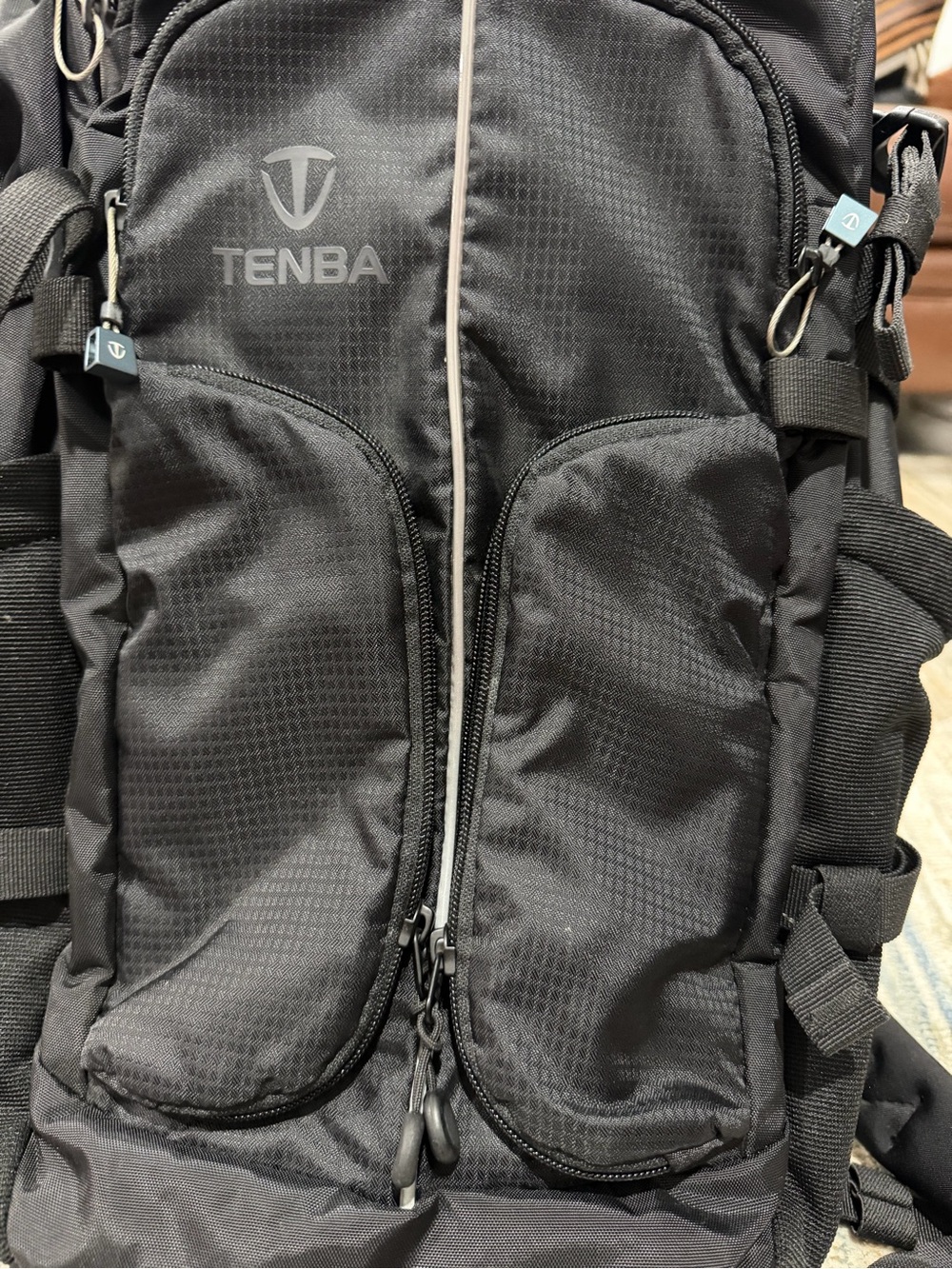 Black Men's Camera Backpack - Durable Everyday Carry